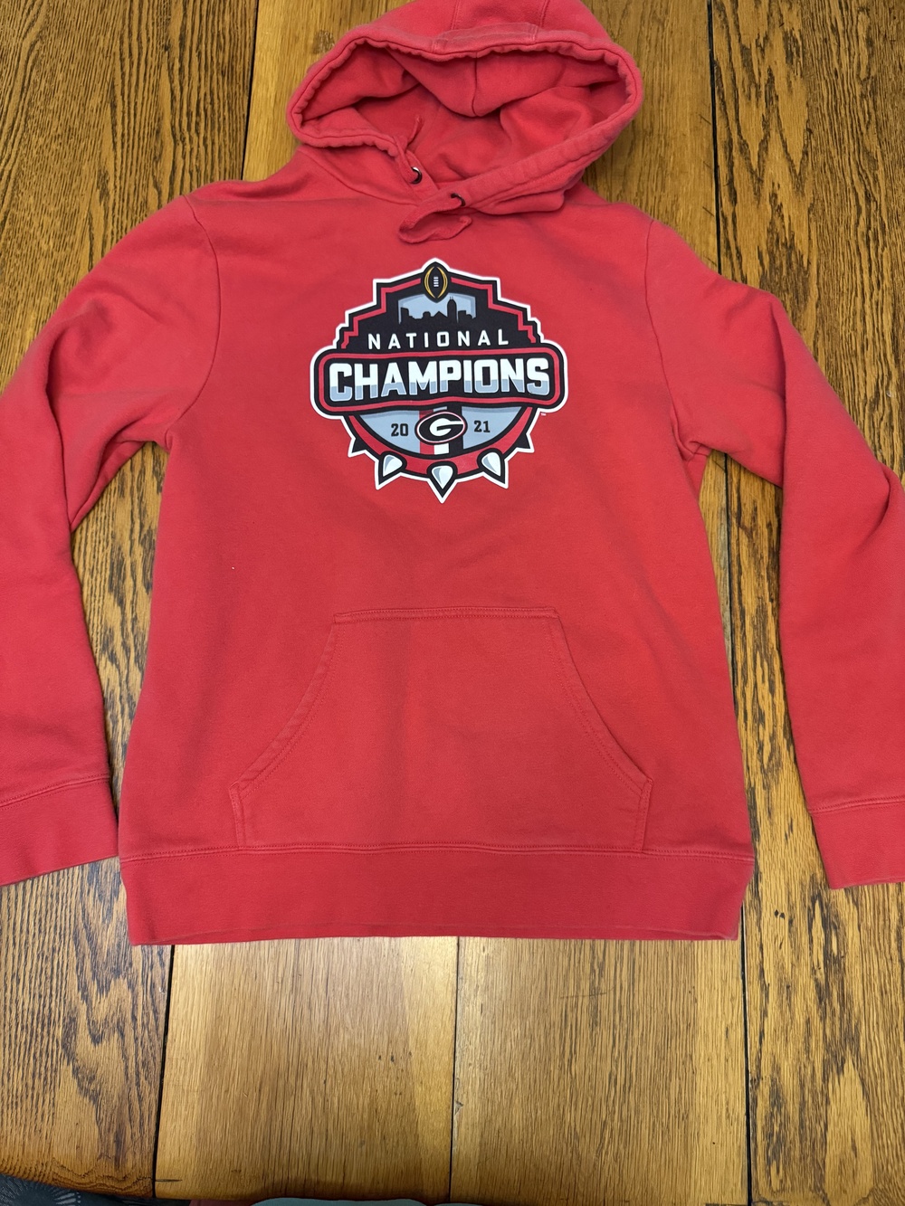 Georgia Bulldogs Hoodie Mens Large NCAA Football National Champions 2021 Fanatic